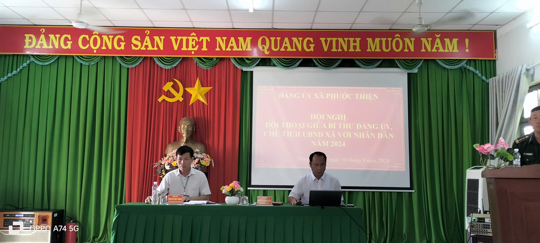 Hội nghị đối thoại giữa người đứng đầu cấp ủy, chính quyền địa phương với Nhân dân năm 2024