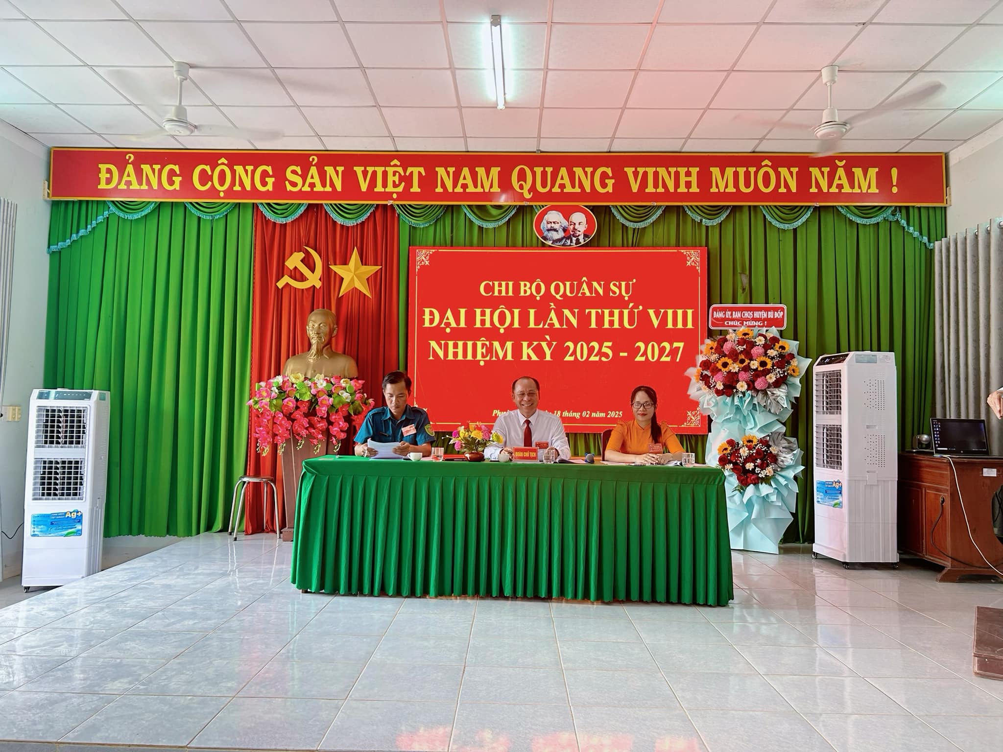 ĐẠI HỘI CHI BỘ QUÂN SỰ LẦN THỨ VIII, NHIỆM KỲ 2025-2027 THÀNH CÔNG TỐT ĐẸP